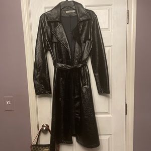 Black trench coat